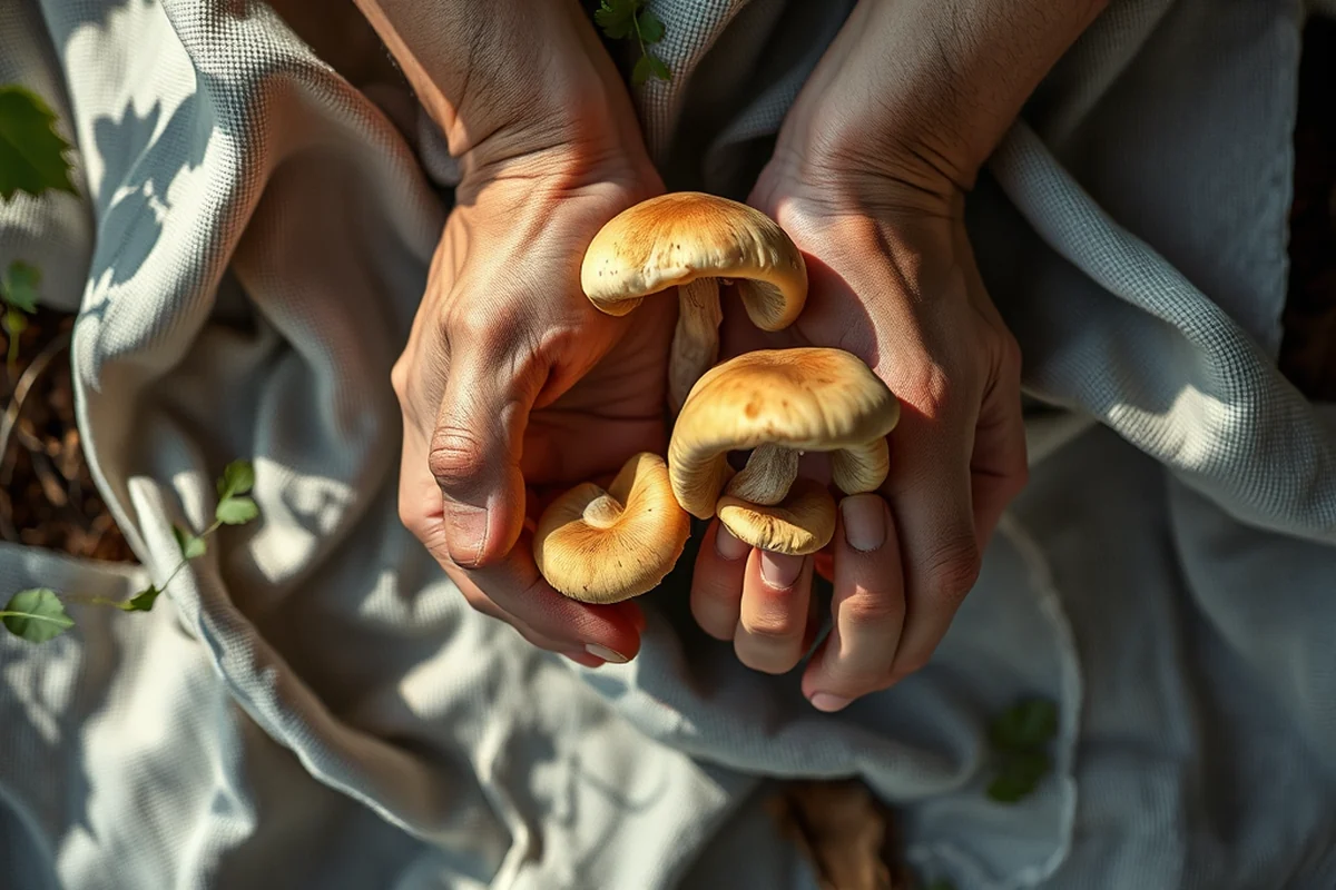 old man of the woods mushroom — Old Man Of The Woods Mushroom (the finished result)