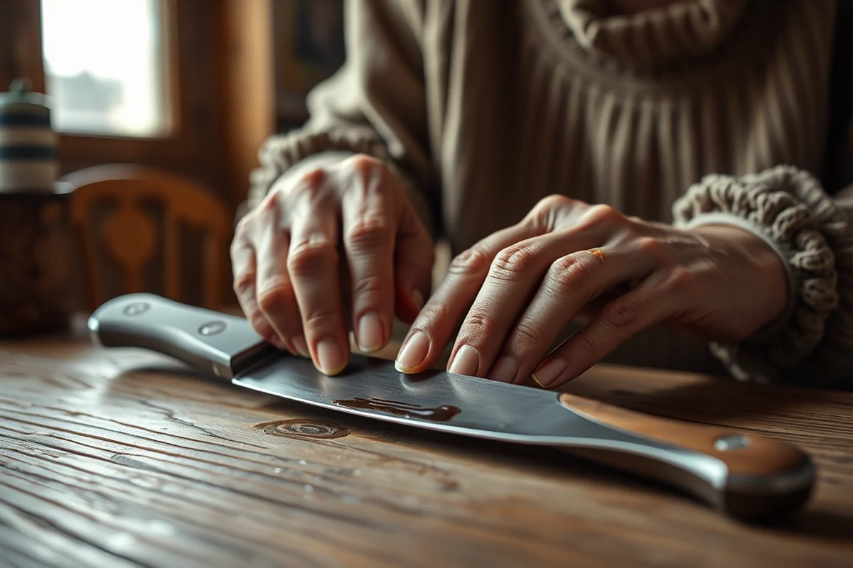 the old woman and the knife — The Old Woman And The Knife (step by step)